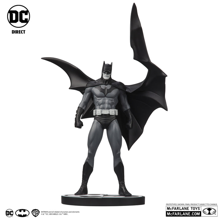 DC Direct Batman Black &amp; White by Jorge Jimenez statue front