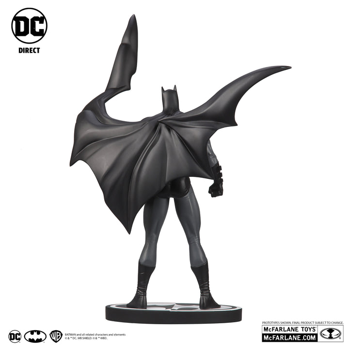 DC Direct Batman Black &amp; White by Jorge Jimenez statue angle