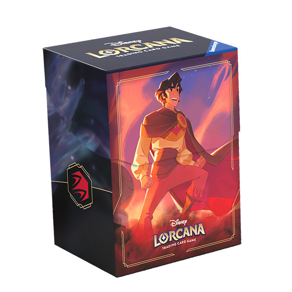 Disney Lorcana TCG Shimmering Skies Deck Box - Aladdin