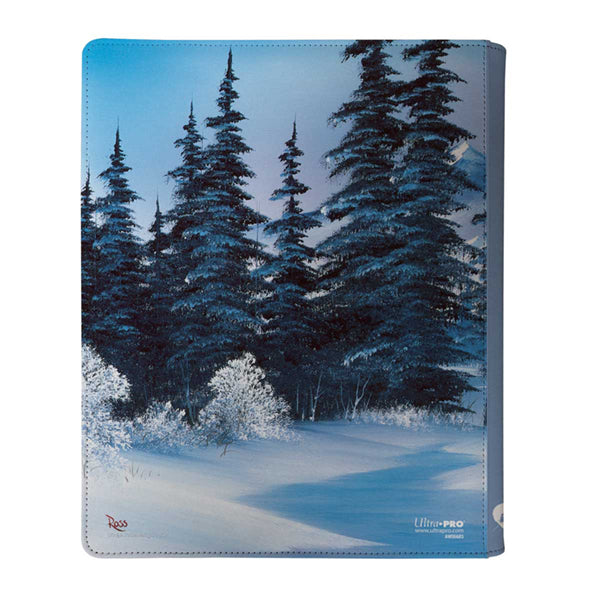 9 Pocket PRO Zippered Binder - Bob Ross Winter Paradise