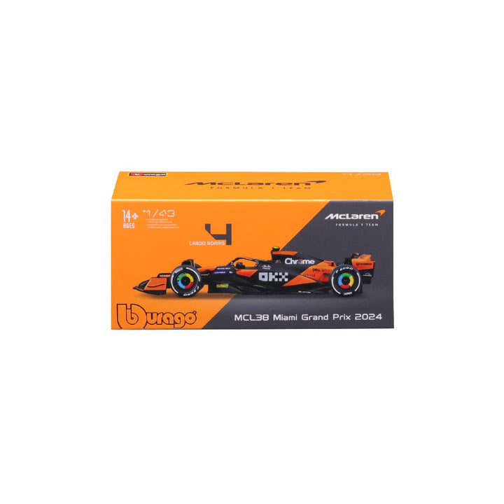 Bburago F1 1:43 Die-Cast - McLaren MCL38 Lando Norris 