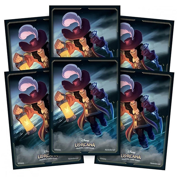 Disney Lorcana The First Chapter Card Sleeves - Captain Hook (65ct)
