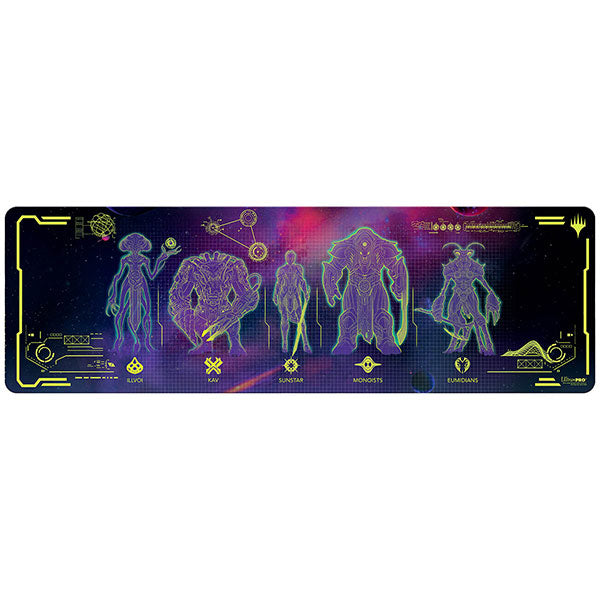 Magic The Gathering Edge of Eternities 8ft Table Playmat - Alien Race Primer