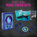 Magic the Gathering - Blue Mana Metal Token Set