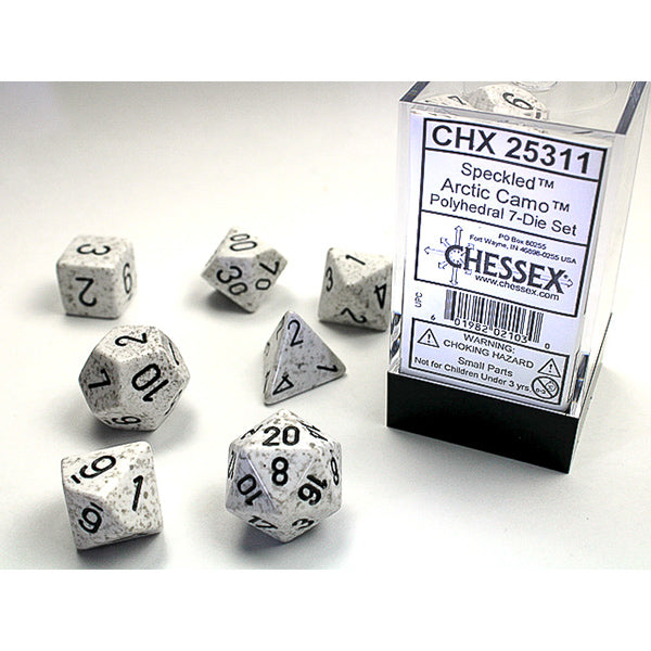 Chessex Dice: Speckled Arctic 7-Dice Set