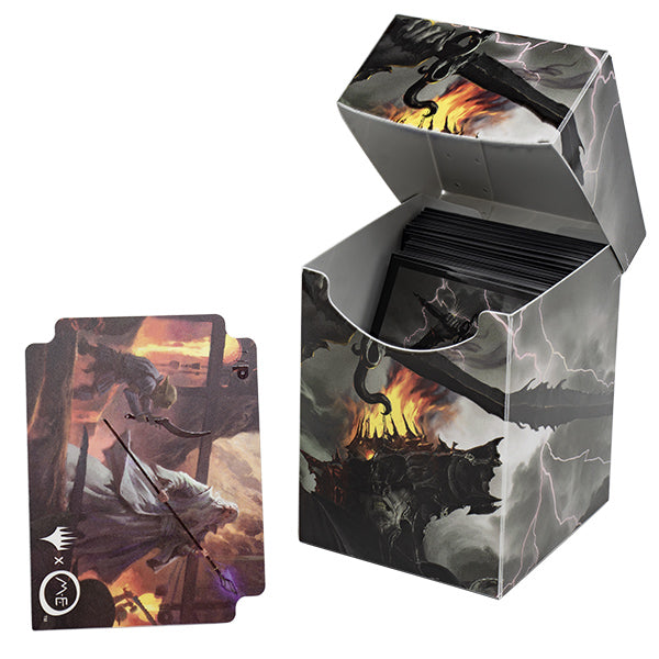 MTG LOTR Tales of Middle-Earth Commander Sauron 100+ Deck Box