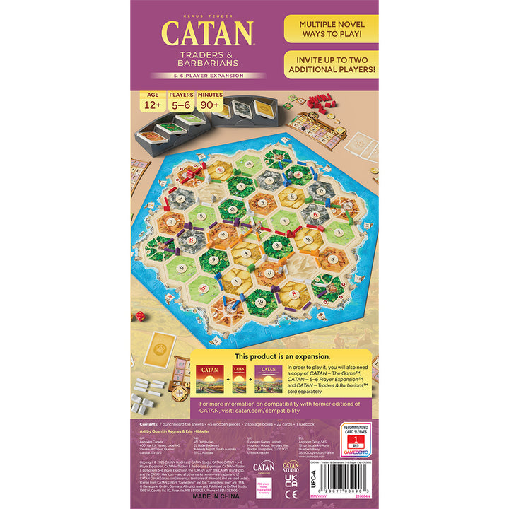 Catan - Traders &amp; Barbarians 5-6 Player Expansion