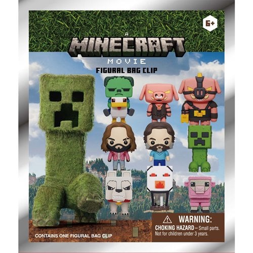 A Minecraft Movie 3D Foam Bag Clip