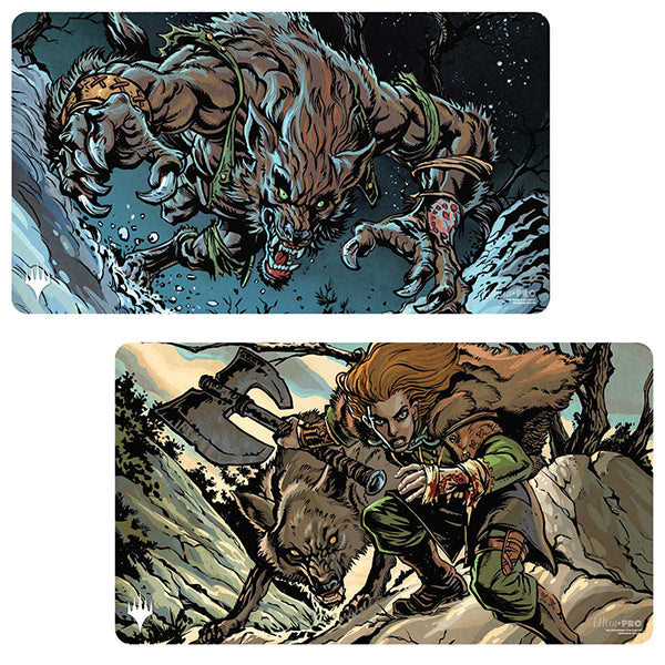 Ultra Pro: Magic The Gathering - Innistrad Remastered - Huntmaster of the Fells/Ravager of the Fells - Double Sided Playmat