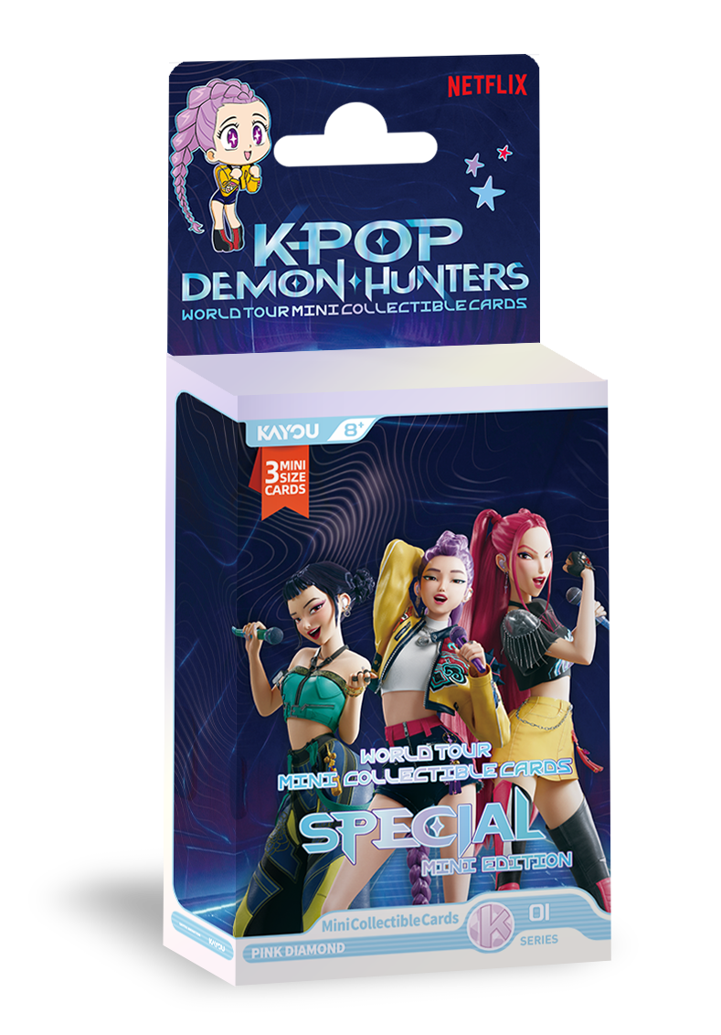 KPop Demon Hunters World Tour - Special Mini Edition Trading Card Box (3 Cards)