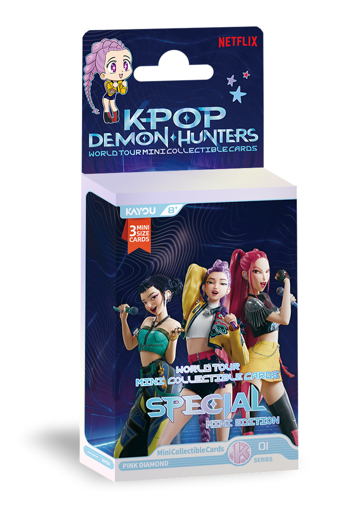 KPop Demon Hunters World Tour - Special Mini Edition Trading Card Box (3 Cards)
