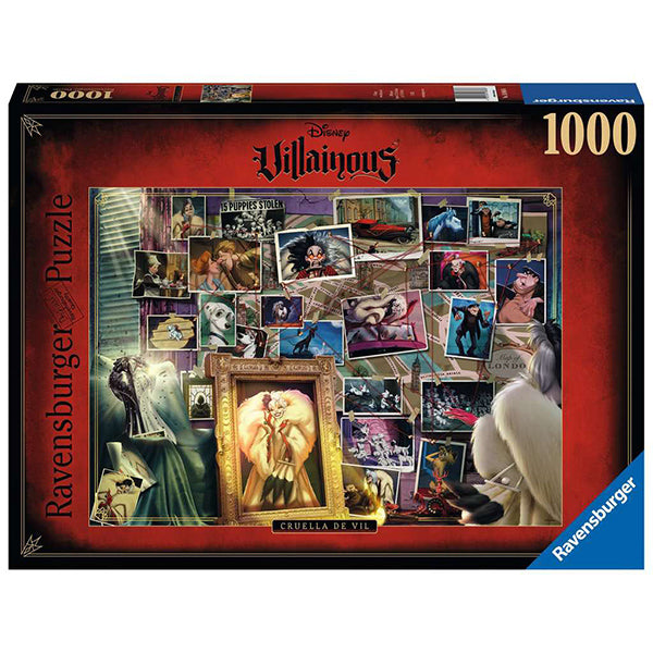 Disney Villainous: Cruella De Vil 1000-Piece Jigsaw Puzzle