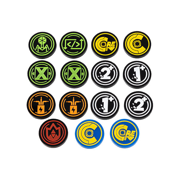Chrono Core TCG: Premium Acrylic Token Set