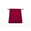Chessex Small Burgundy Suede Dice Bag