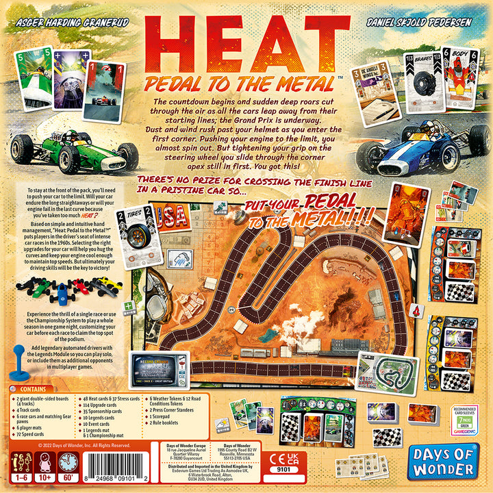 Heat Board Game - Pedal to the Metal