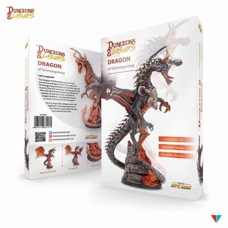 Dungeons & Lasers: Dragon of Schmargonrog Dragon Miniature
