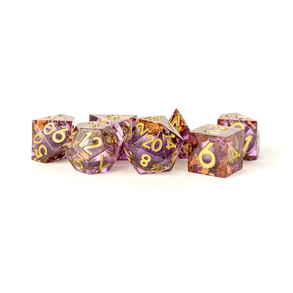 Metallic Dice Games Liquid Core - Aether Abstract (7ct)