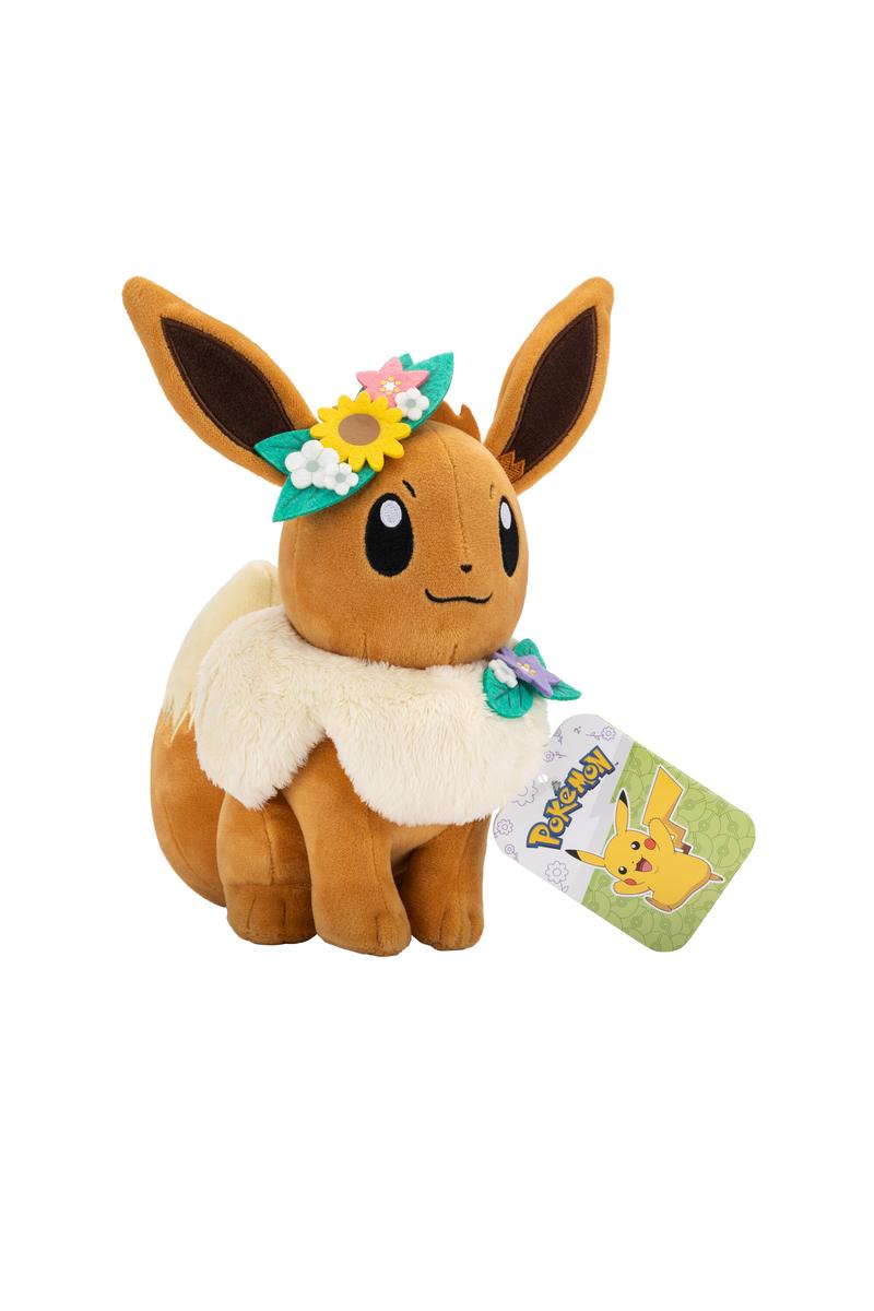 Pokemon Licensed Eevee with Flower Crown Spring 8" Plush