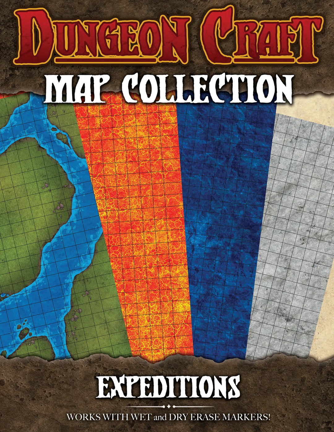 Dungeon Craft: Battle Map - Expeditions 4-Map Pack