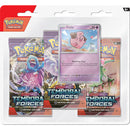 Pokemon TCG: Scarlet & Violet Temporal Forces 3-Pack Blister - Cleffa