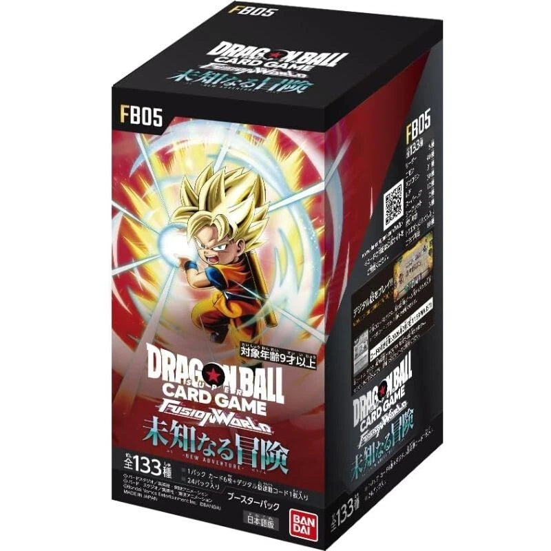 Dragon Ball Super TCG: Fusion World FB-05 New Adventure Booster Box (Japanese)