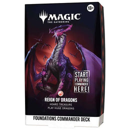 Magic The Gathering: Foundations Starter Commander Deck - Reign of Dragons (Pre-Order)