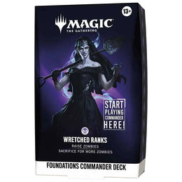 Magic The Gathering: Foundations Starter Commander Deck - Wretched Ranks (Pre-Order)
