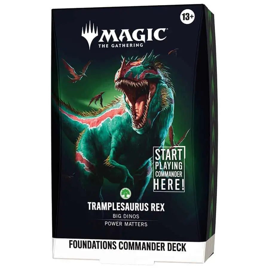 Magic The Gathering: Foundations Starter Commander Deck - Tramplesaurus Rex