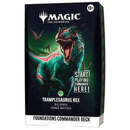 Magic The Gathering: Foundations Starter Commander Deck - Tramplesaurus Rex (Pre-Order)