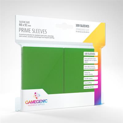 Gamegenic Prime Standard Sleeves - Green (100ct)