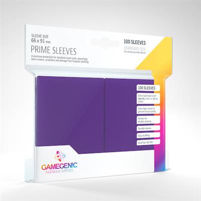 Gamegenic Prime Standard Sleeves - Purple (100ct)