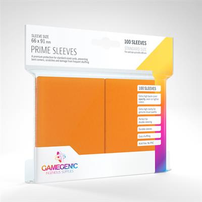 Gamegenic Prime Standard Sleeves - Orange (100ct)