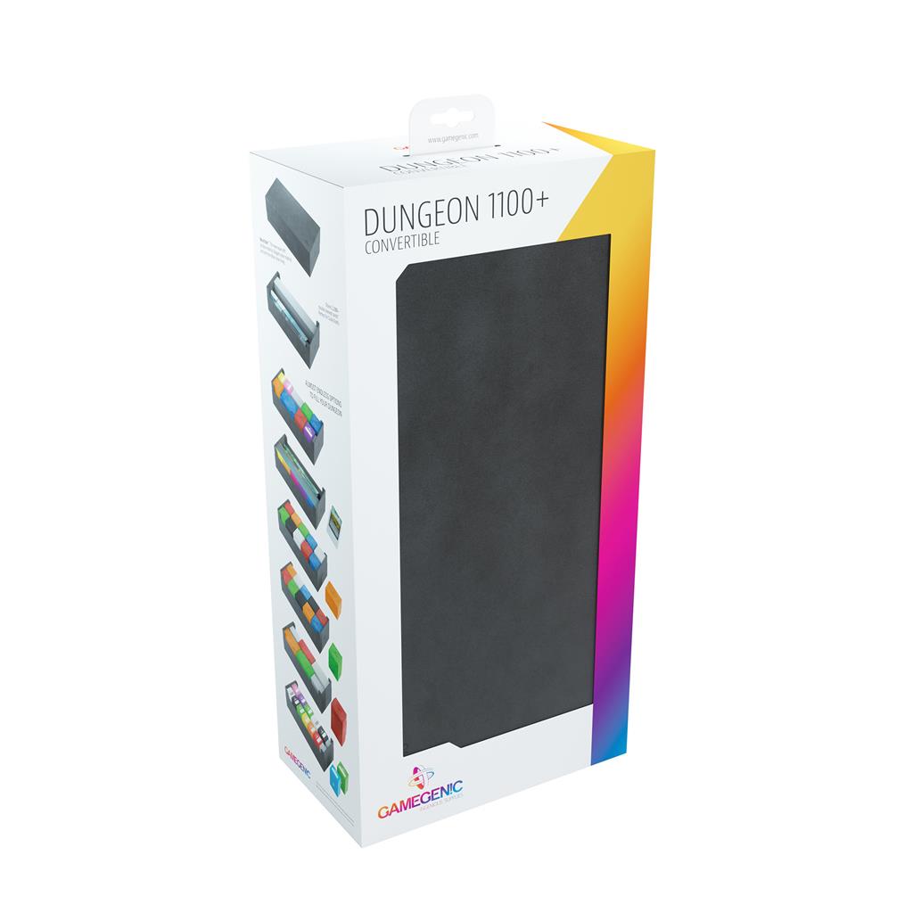 Gamegenic - Dungeon Deck Box 1100+ Convertible - Midnight Gray