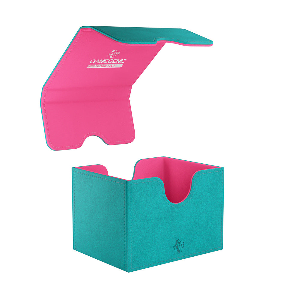 Gamegenic 100+ Sidekick XL Deck Box - Teal/Pink