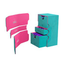Gamegenic 200+ Stronghold Deck Box - XL Convertible Teal/Pink
