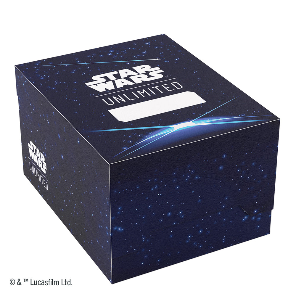 Gamegenic Star Wars: Unlimited TWIN SUNS Soft Crate - Card Back Blue, open