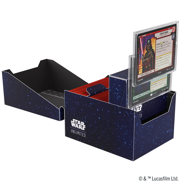 Gamegenic Star Wars: Unlimited TWIN SUNS Soft Crate - Card Back Blue, contents