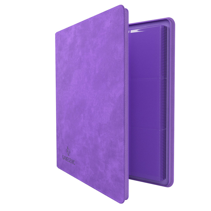 Gamegenic 24-Pocket Zip-Up Album Purple