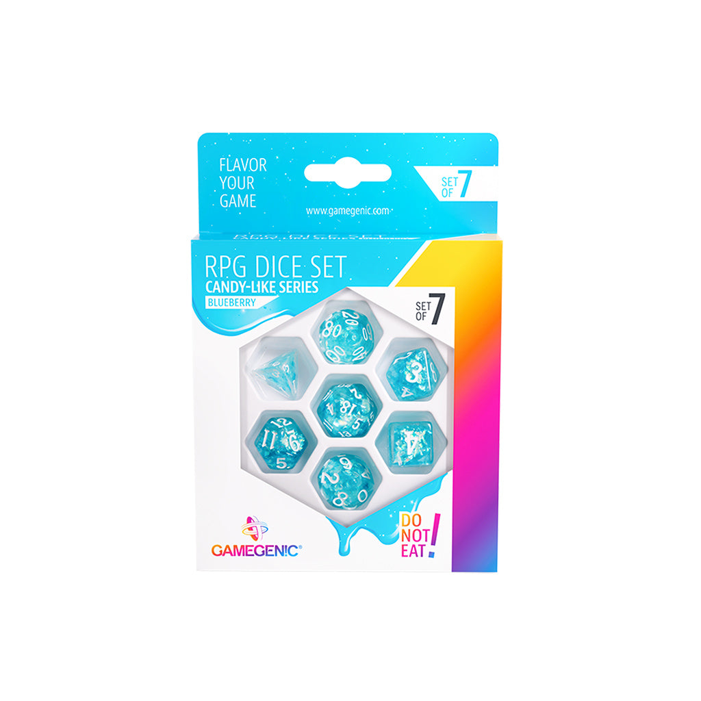 Gamegenic Candy-Like Series Blueberry RPG Dice Set (7ct)