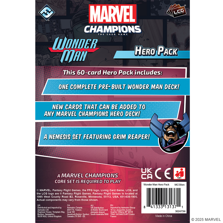 Marvel Champions - Wonder Man Hero Pack
