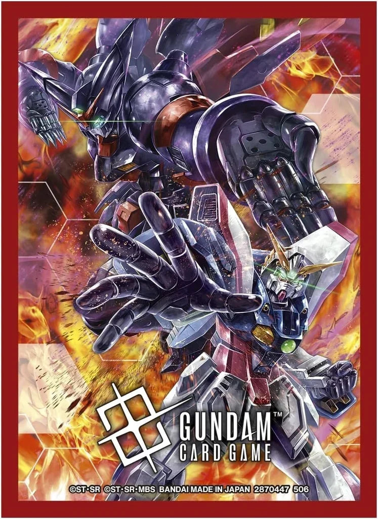 Gundam TCG: Official Card Sleeves 02 - Shining Gundam VS Master Gundam (70ct)