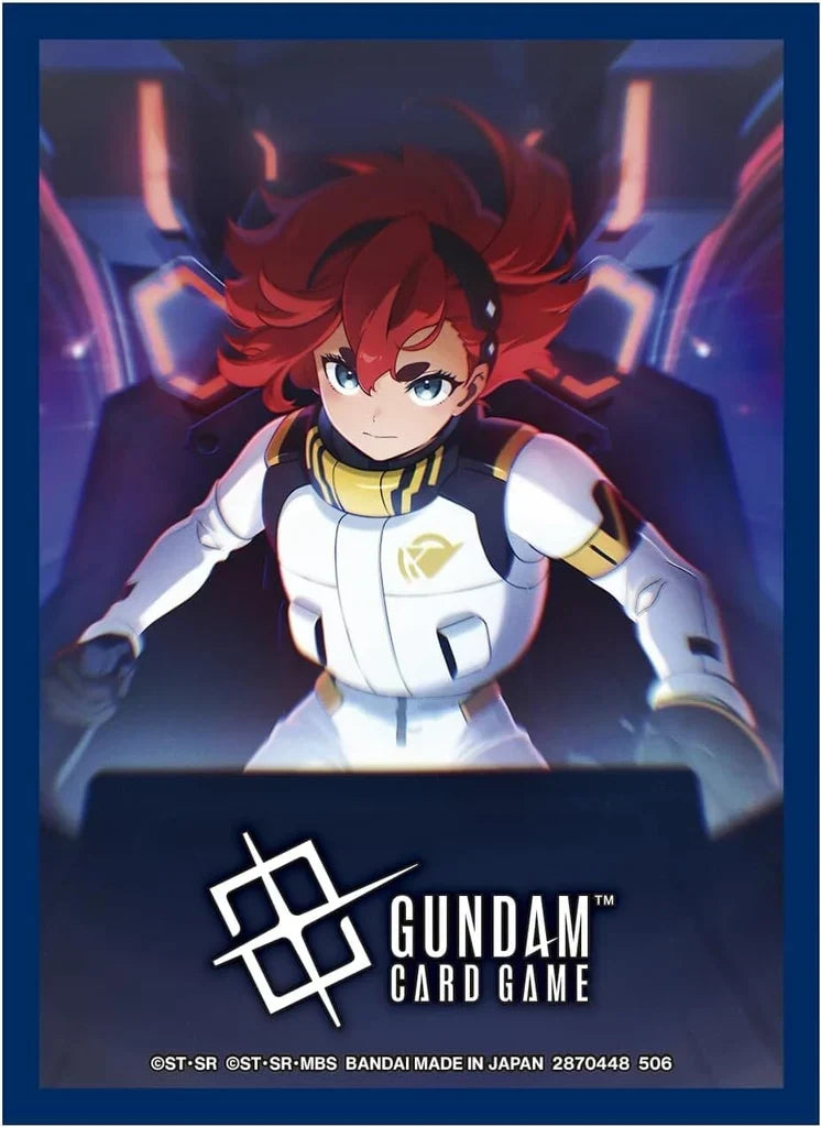 Gundam TCG: Official Card Sleeves 02 - Suletta Mercury (70ct)