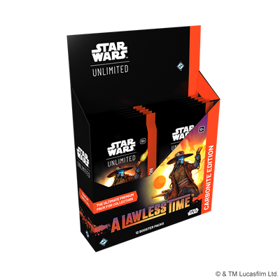 Star Wars Unlimited A Lawless Time Carbonite Booster Display