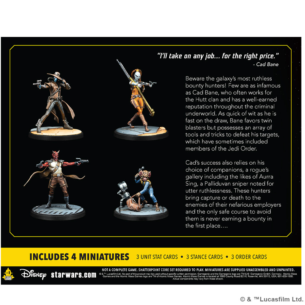 Star Wars Shatterpoint - Fistful Of Credits: Cad Bane Squad Pack