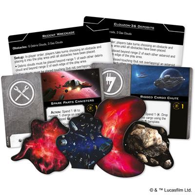 Star Wars X-Wing 2nd Edition: Never Tell Me The Odds Obstacles Pack