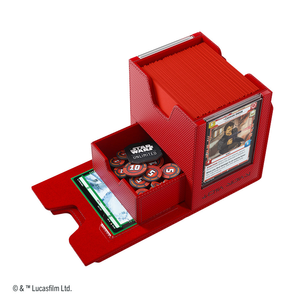 Gamegenic Star Wars: Unlimited TWIN SUNS Deck Pod - RED