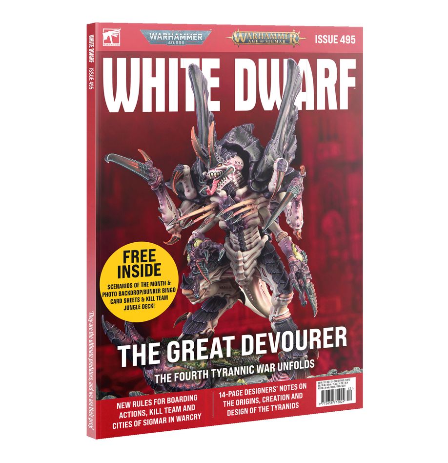 Warhammer White Dwarf Issue 495 cover