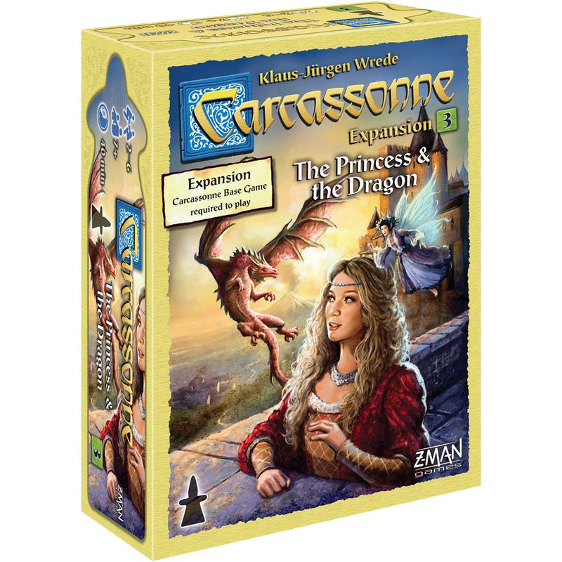 Carcassonne The Board Game Expansion 3 - Princess and The Dragon