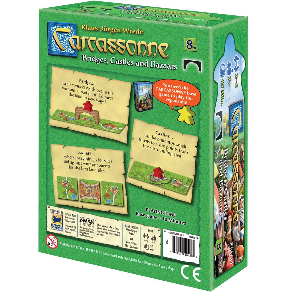 Carcassonne Exp 8 - Bridges, Castles and Bazaars