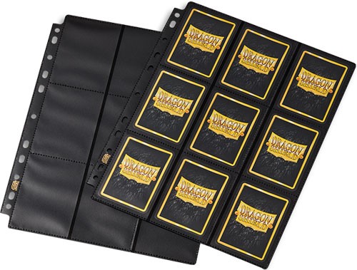 Dragon Shield: 18-pocket Binder Pages Clear Sideloader Non Glare